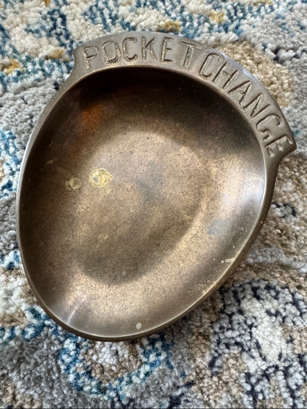 Vintage Pocket Change Drop Tray, Dish, Catchall